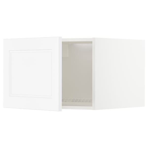 METOD Överskåp för kyl/frys - vit/Axstad matt vit 60x40 cm