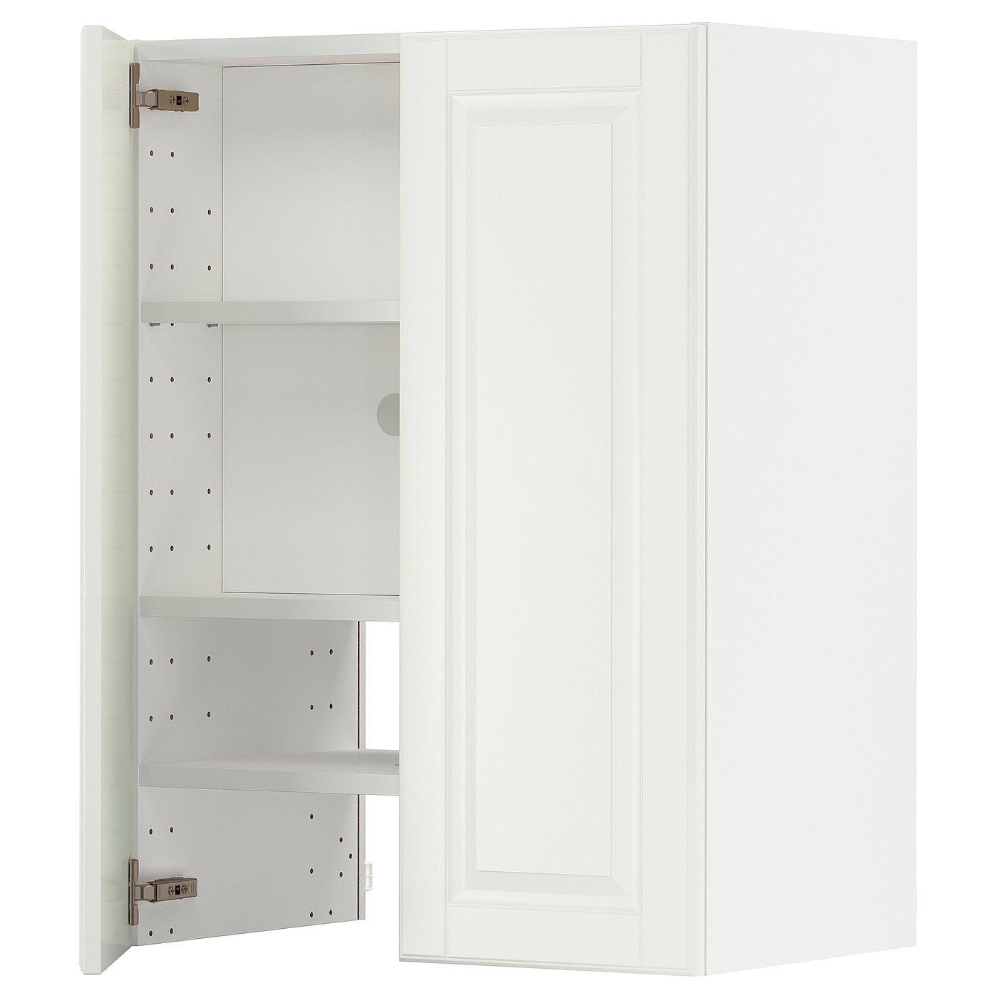IKEA METOD väggskåp f köksfläkt/dörr, vit/bodbyn off-white, 60x80 cm