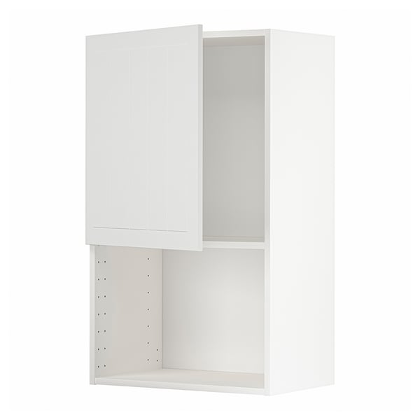 METOD Väggskåp för mikrovågsugn - vit/Stensund vit 60x100 cm