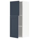 Ikea METOD köksskåp, blått, modern design, tvådörrars, vit inredning.