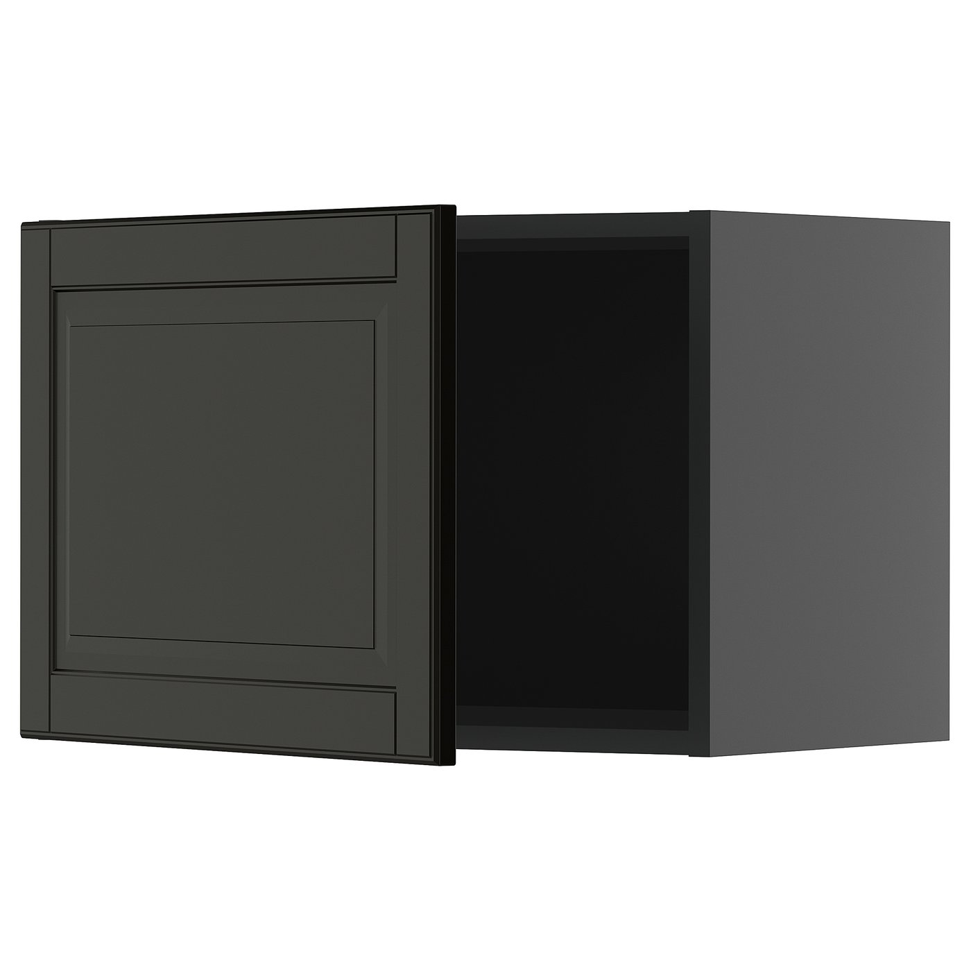 IKEA METOD väggskåp, svartgrå/bodbyn svart, 60x40 cm