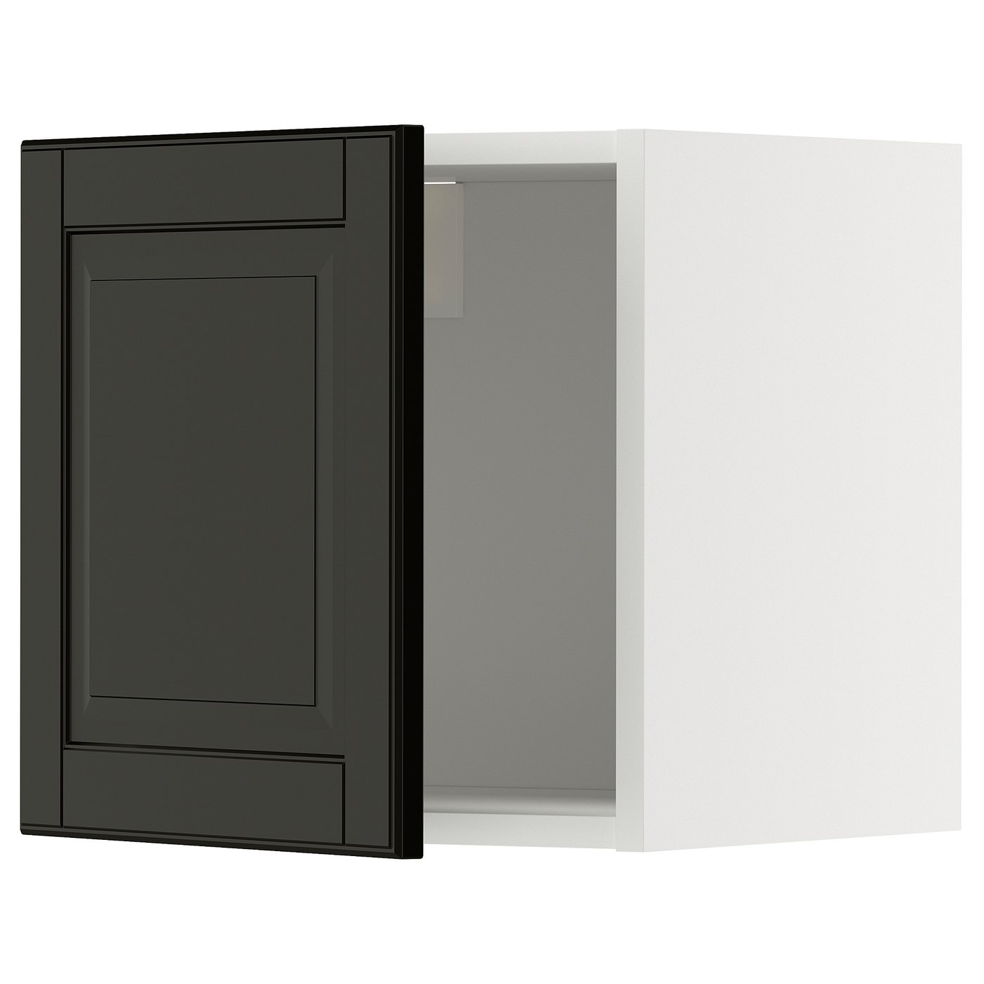 IKEA METOD väggskåp, vit/bodbyn svart, 40x40 cm