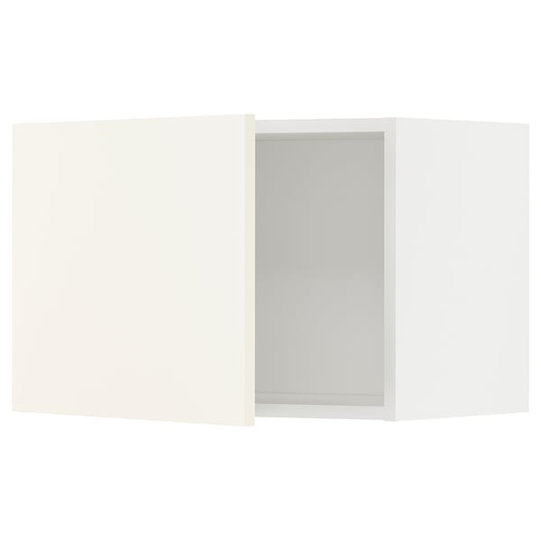 METOD Väggskåp - vit/Vallstena vit 60x40 cm
