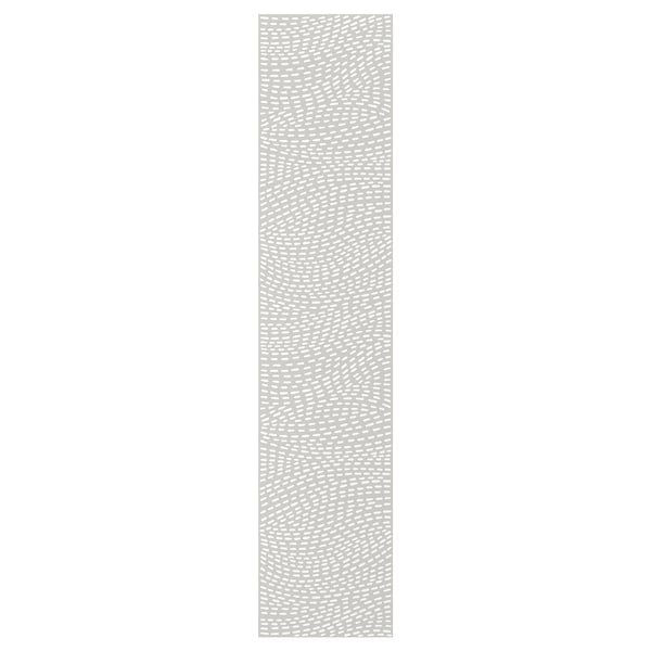 MISTUDDEN Dörr - grå/mönstrad 50x229 cm