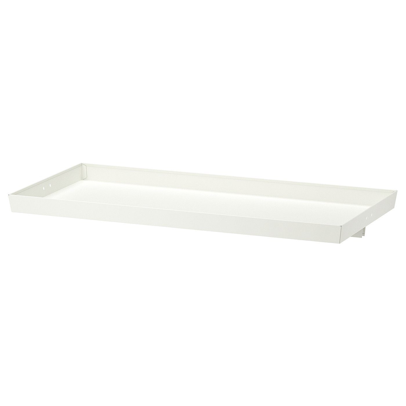 IKEA MITTZON displayhylla för underrede med hjul, vit, 80x4 cm