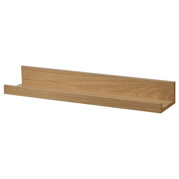 MOSSLANDA Tavelhylla - ekmönstrad 55 cm