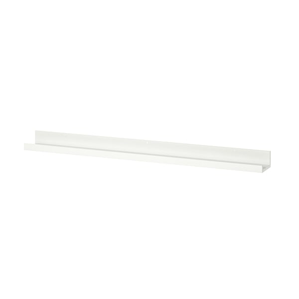 MOSSLANDA Tavelhylla - vit 115 cm