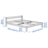 Illustration med mått för produkten: NEIDEN.