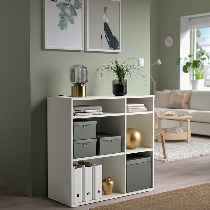 Skrivbordstillbehör tar hand om röran - IKEA