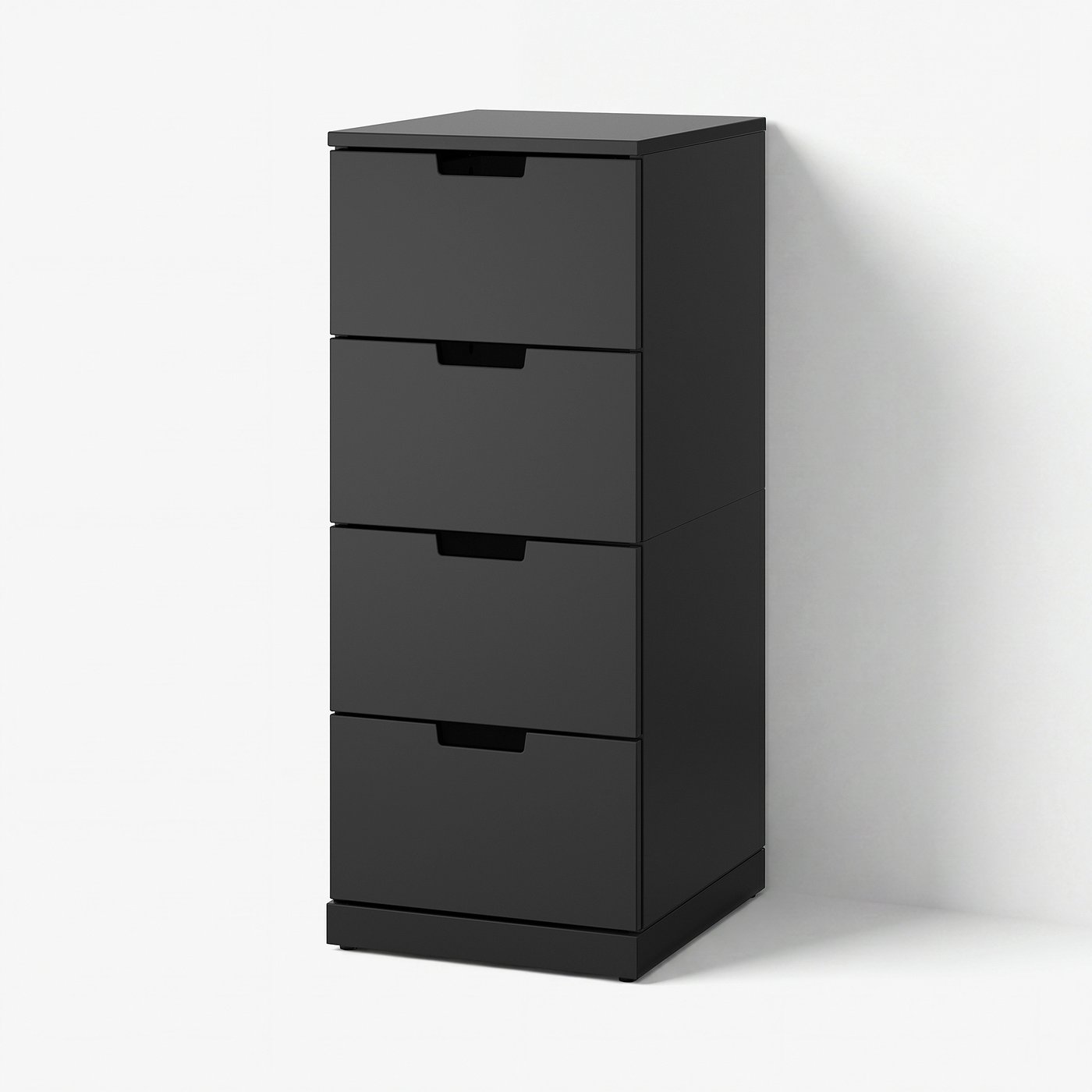 NORDLI Byrå med 4 lådor, antracit, 40x99 cm