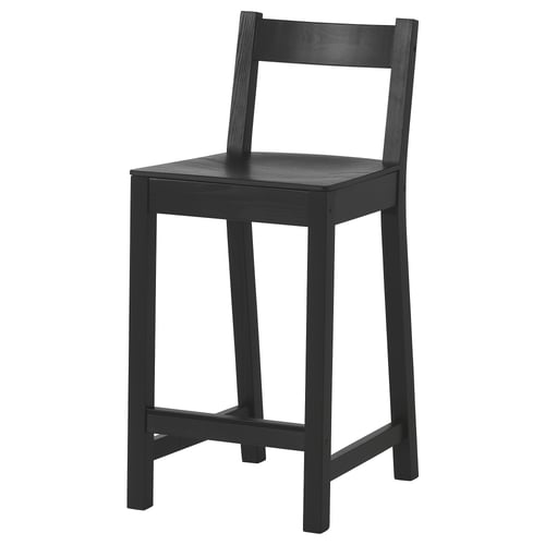NORDVIKEN Barstol - bänkhöjd/svart 62 cm