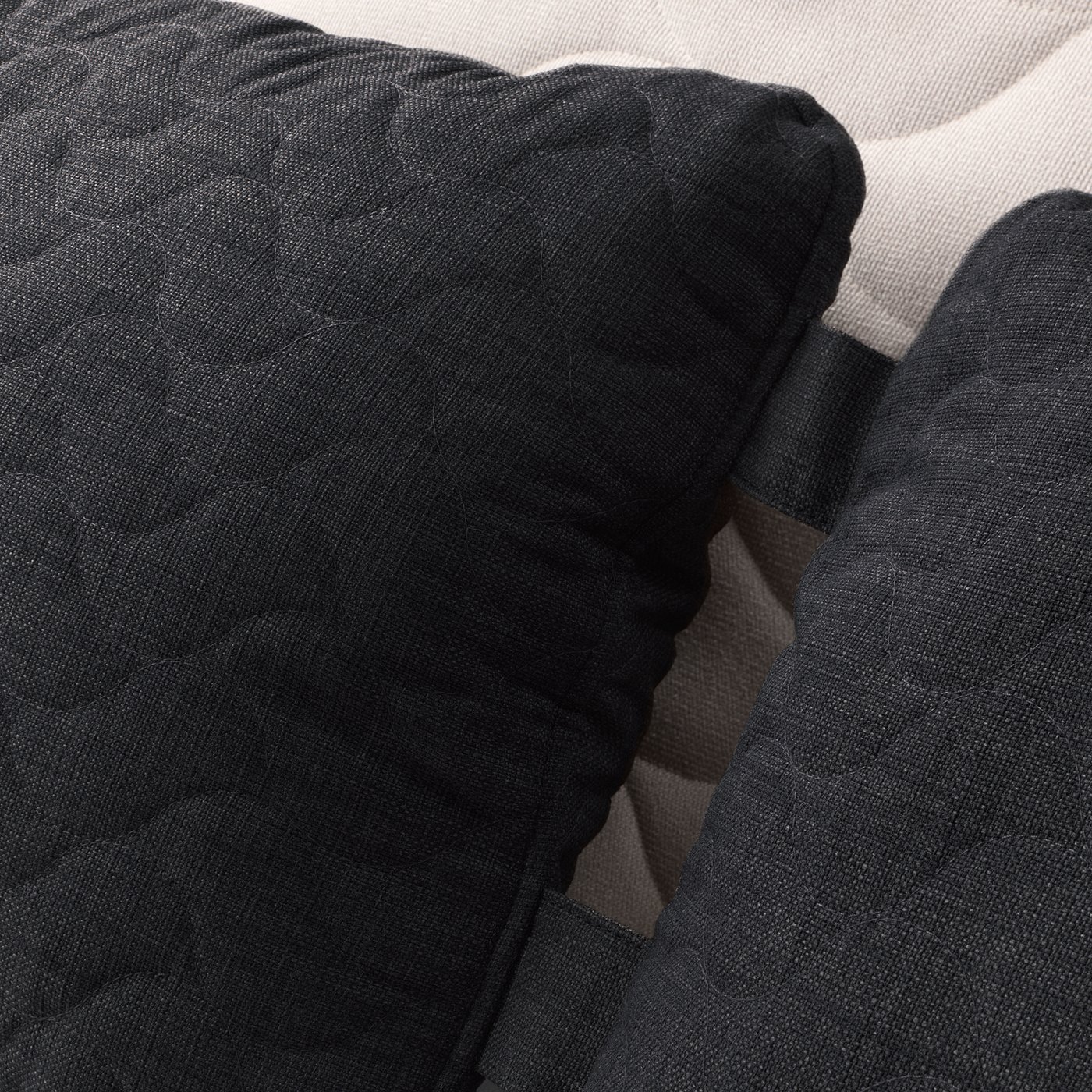 NYHAMN Trippelkudde Skiftebo antracit mörkgrå IKEA