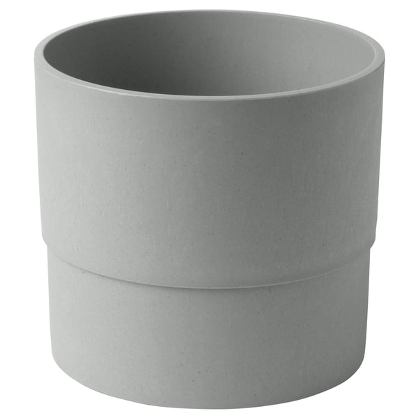 NYPON Kruka - inom-/utomhus grå 15 cm