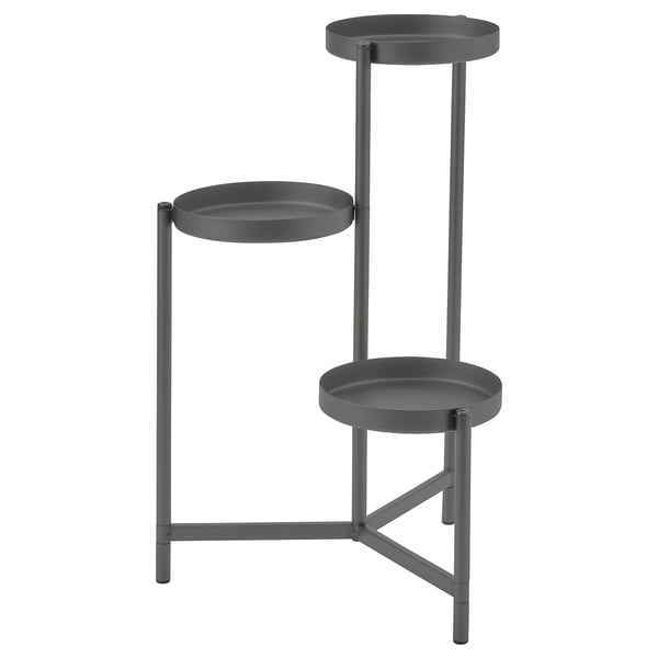 OLIVBLAD Piedestal - inom-/utomhus mörkgrå 58 cm
