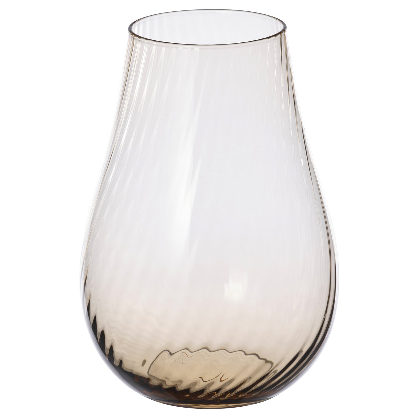 IKEA PÅSKÖTRÄD vas, glas/ljusbrun, 20 cm