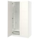 PAX / BERGSBO Garderobskombination, vit/vit, 100x60x201 cm