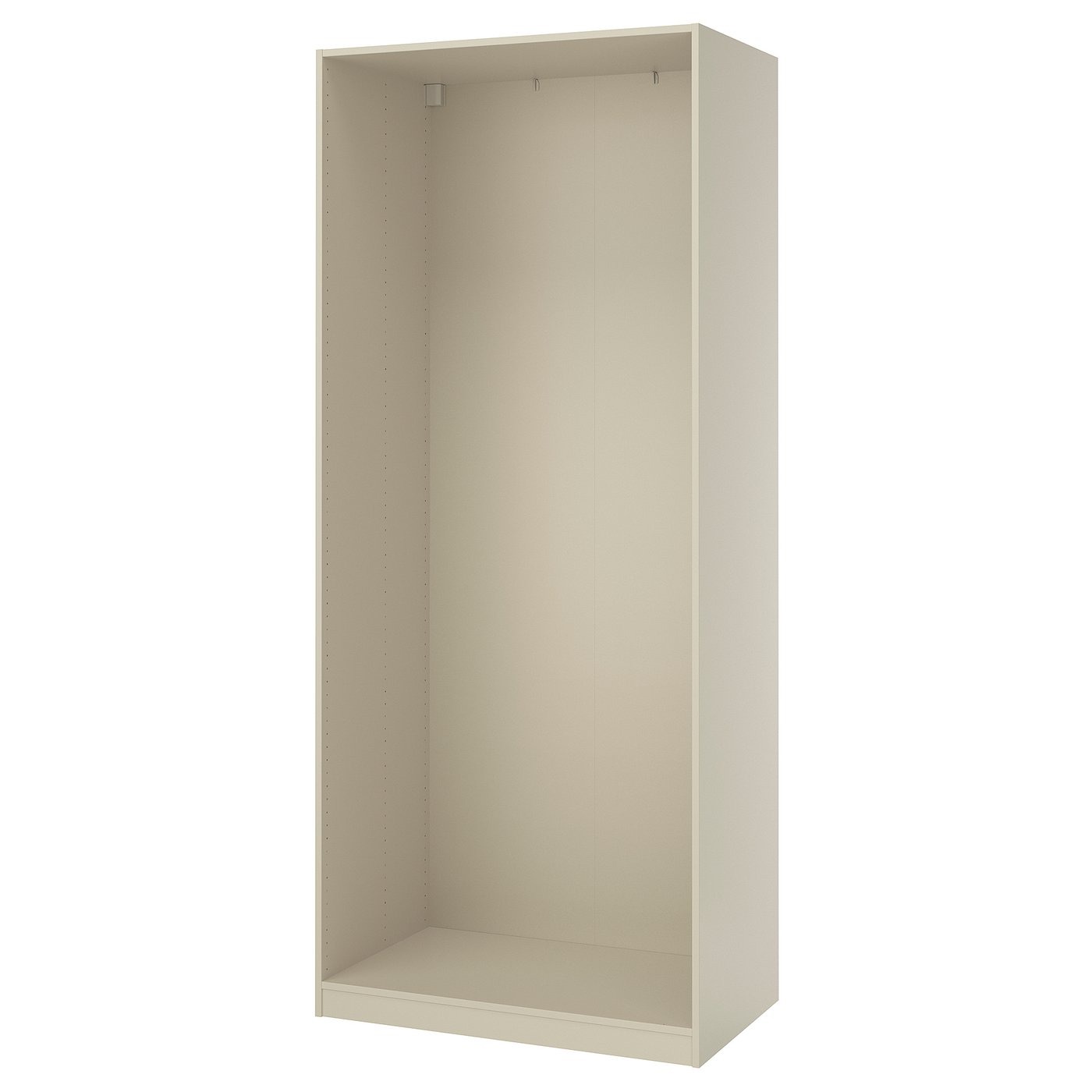IKEA PAX garderobsstomme, gråbeige, 100x58x236 cm