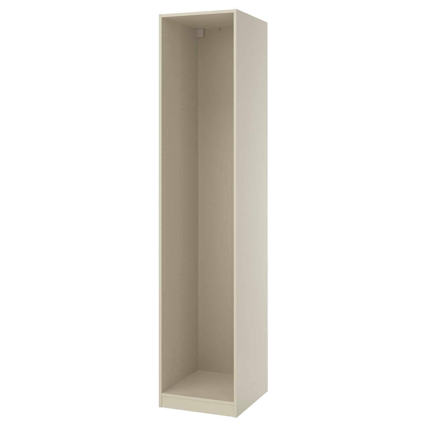 IKEA PAX garderobsstomme, gråbeige, 50x58x236 cm