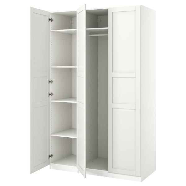 PAX / TYSSEDAL Garderobskombination - vit/vit 150x60x236 cm