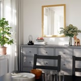 PINGSTSYREN Spegel, ljus gulbeige, 60x80 cm