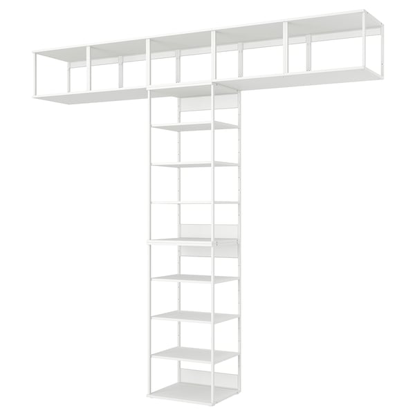 PLATSA Öppen hyllsektion - vit 300x42x281 cm