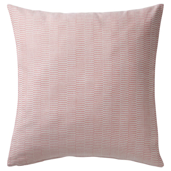 PLOMMONROS Kuddfodral - röd/vit 50x50 cm