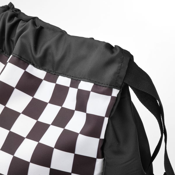 Pluggland Sack Rutmonster Svart Vit 45x37 Cm Ikea