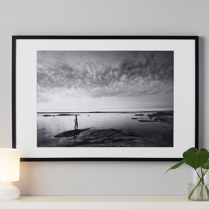RIBBA Ram, svart, 70x100 cm IKEA