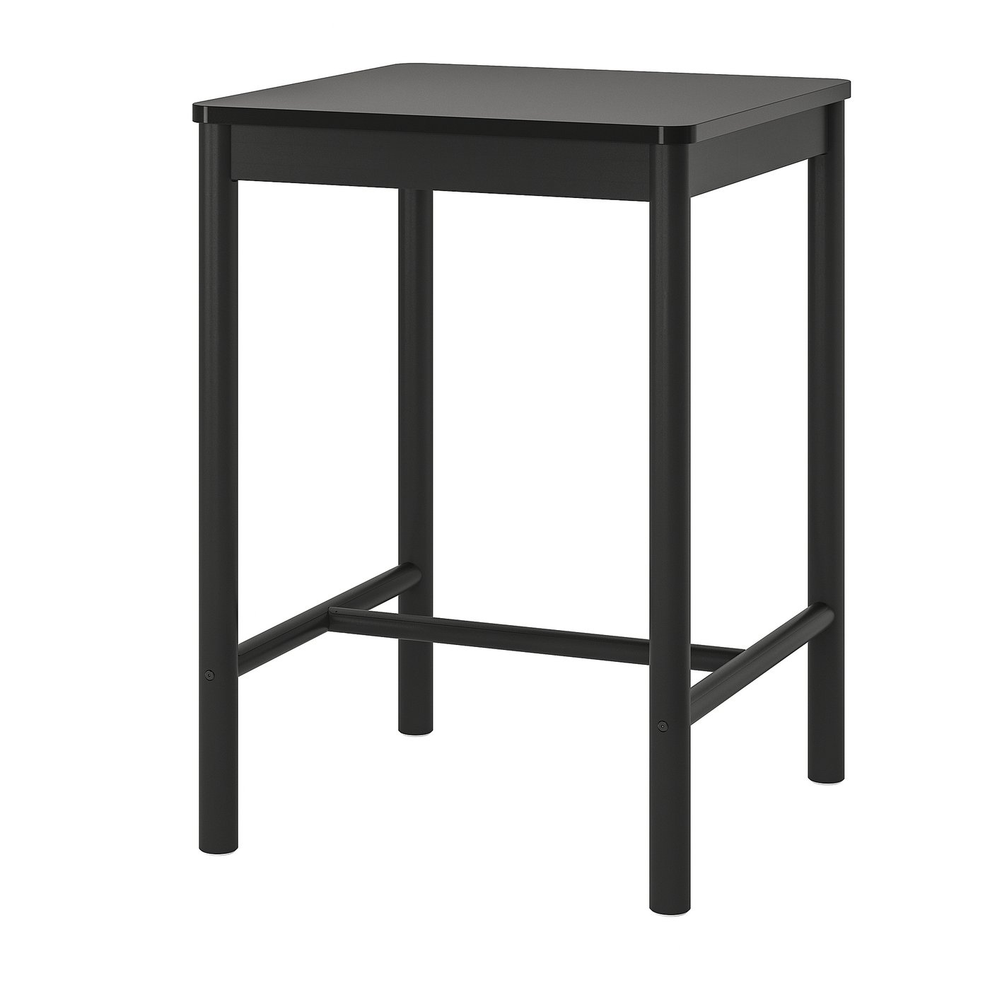 IKEA RÖNNINGE barbord, svart, 75x75 cm