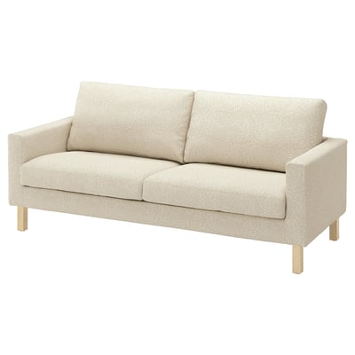 SALTSJÖBADEN Klädsel till 3-sitssoffa, Vittangi ljusbeige/vit