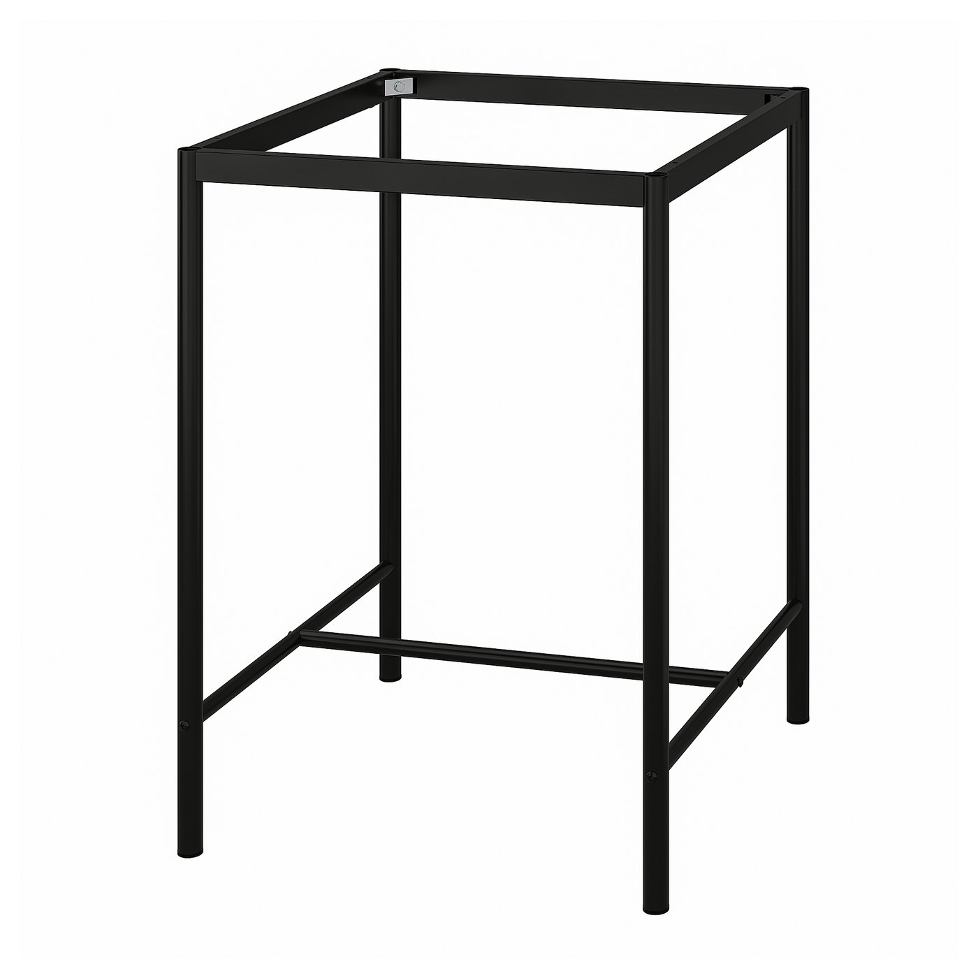 SANDSBERG Underrede för bordsskiva - svart 67x67x90 cm