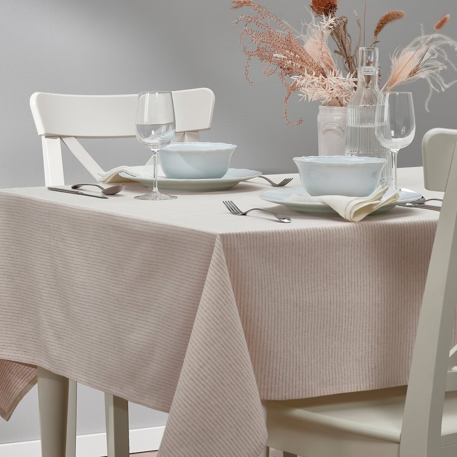 SILVERARV duk, beige, 145x240 cm - IKEA