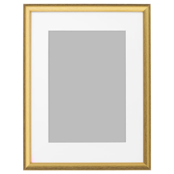 SILVERHÖJDEN Ram - guldfärgad 30x40 cm