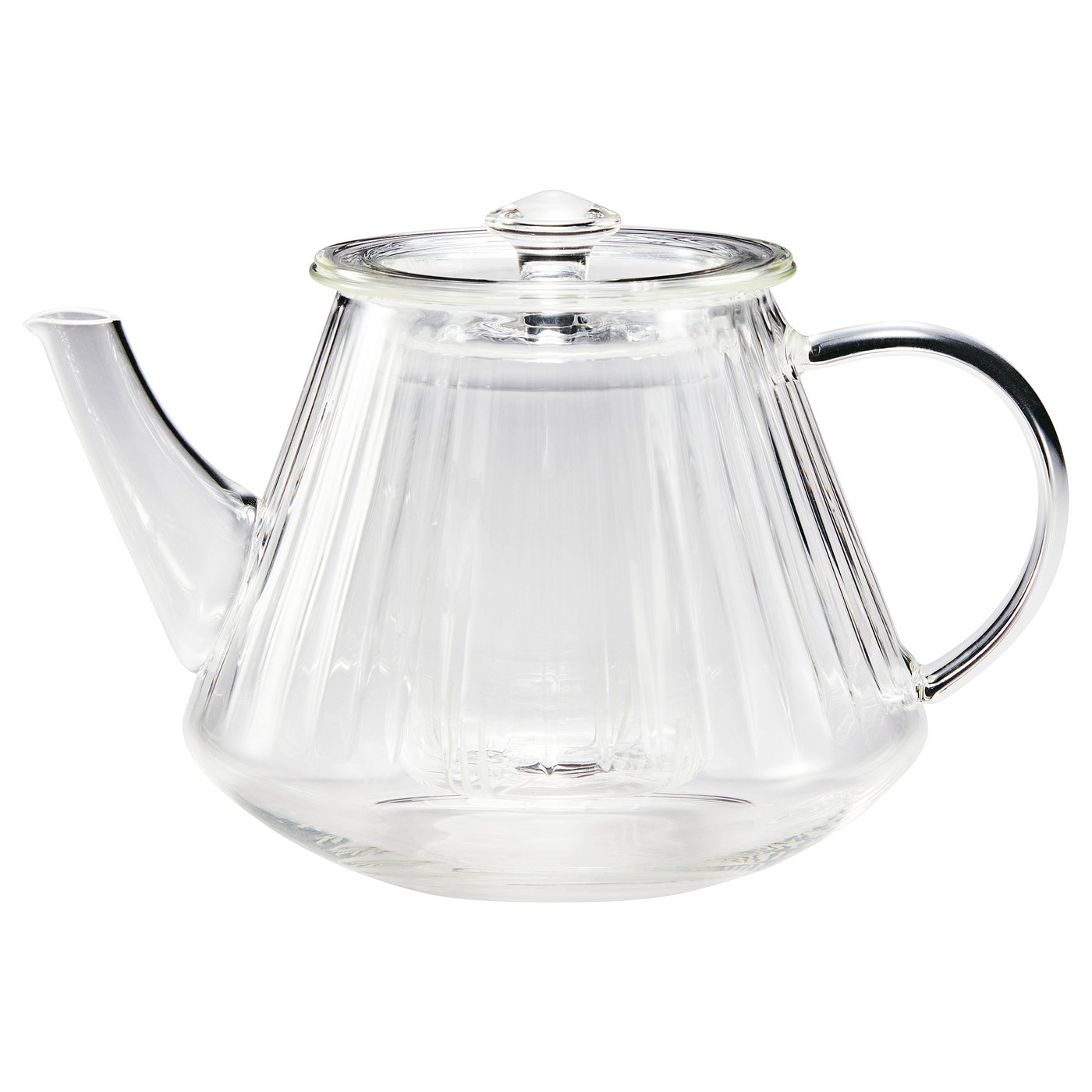 IKEA SKÄLRYTA tekanna, klarglas, 1 l