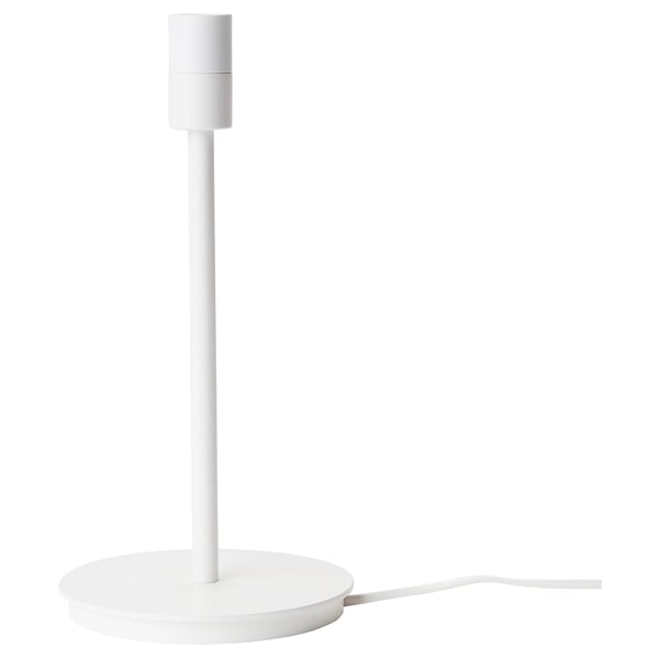 SKAFTET Bordslampfot - vit 30 cm