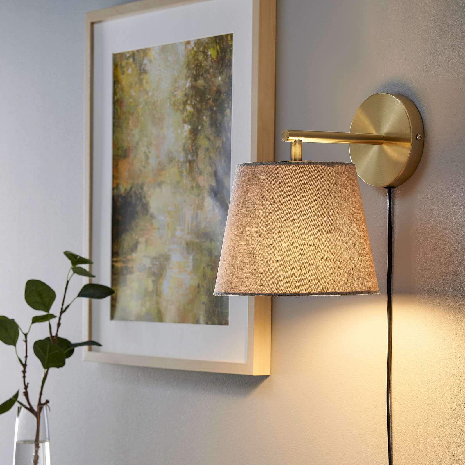 SKAFTET Vägglampa, förmässingad IKEA