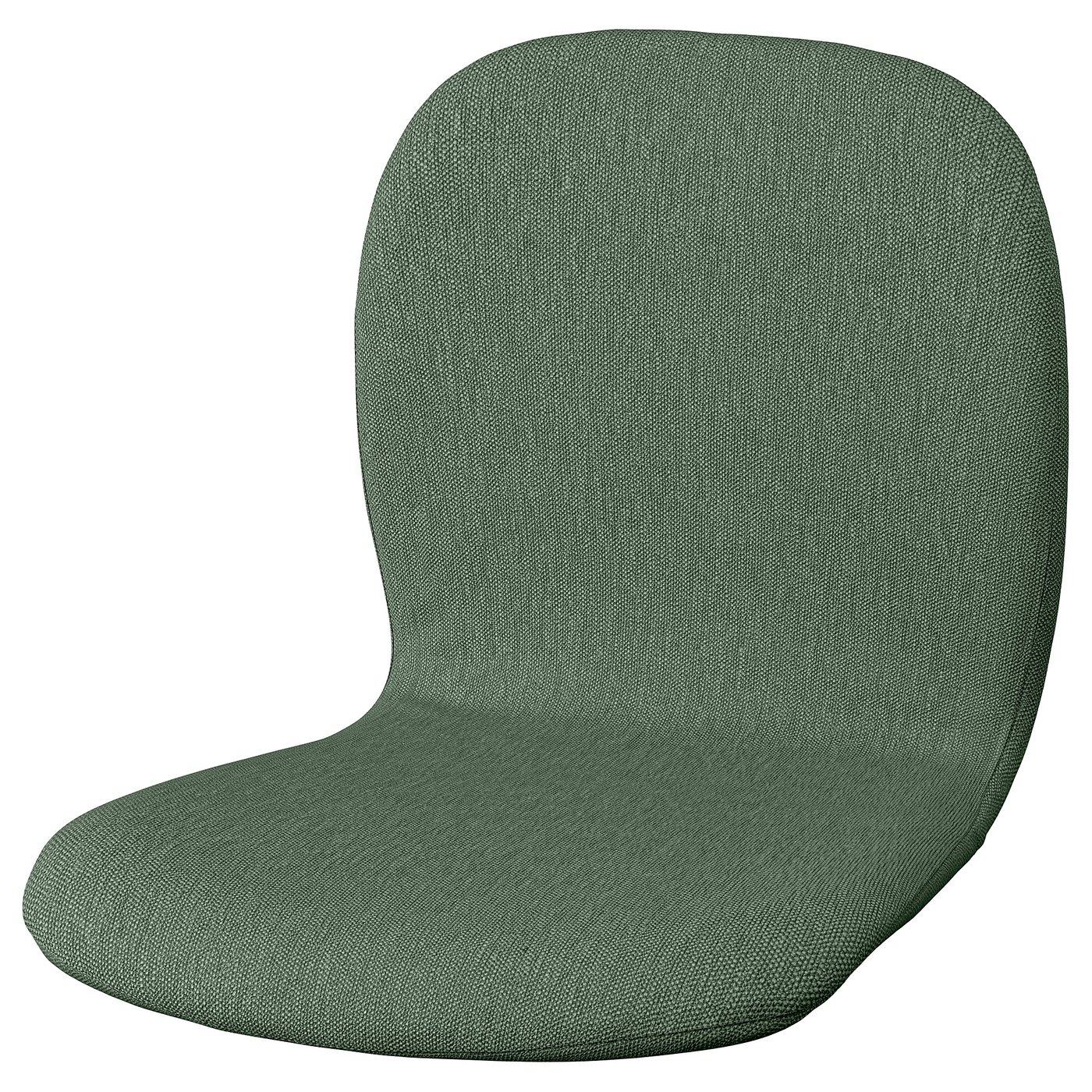 IKEA SKÅLSTA sittskal, knäbäck grågrön
