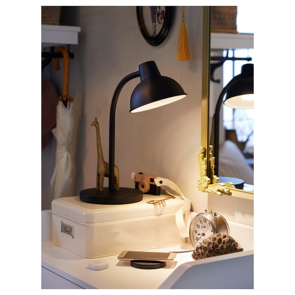 SKURUP Work lamp with LED bulb, black - IKEA