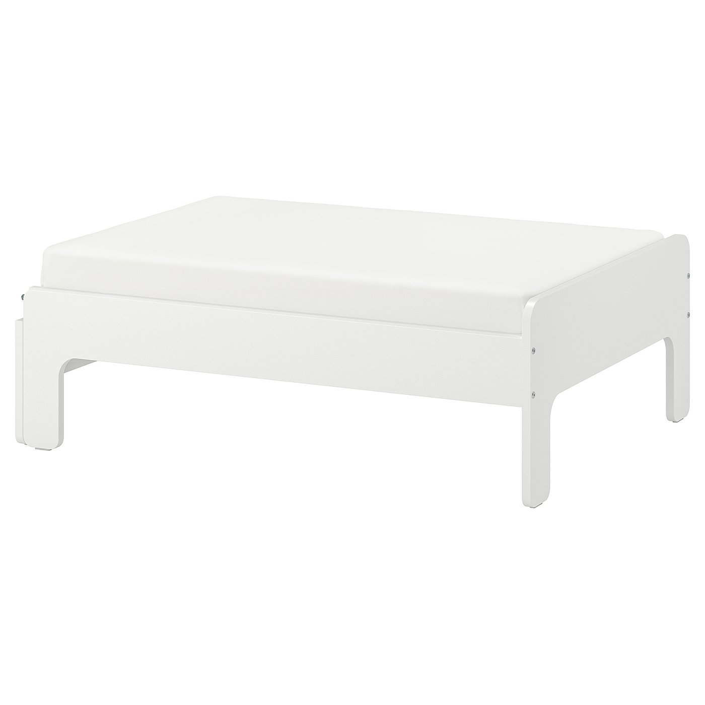 SLÄKT Utdragssäng - vit 80x200 cm IKEA occasion
