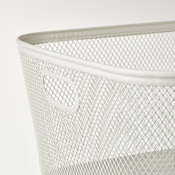 SLÅTTERÄNG Förvaringskorg, off-white, 25x32x15 cm