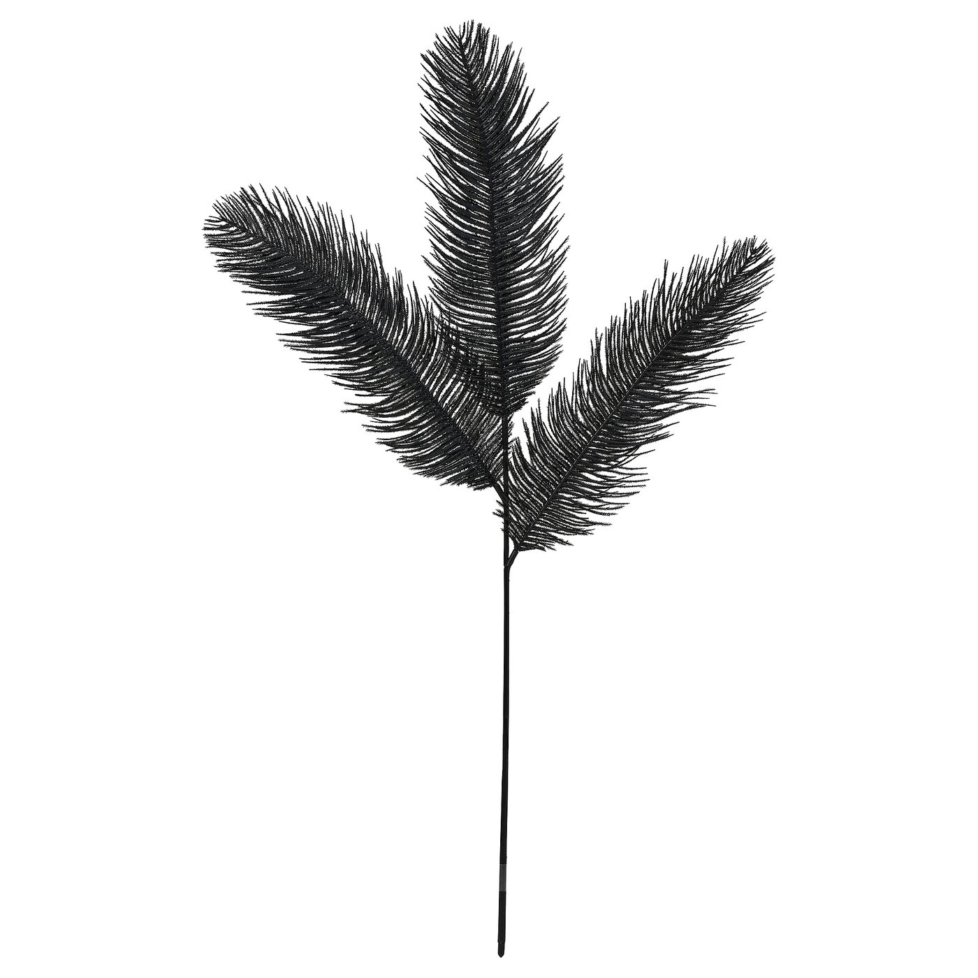 IKEA SMYCKA konstgjord kvist, inom-/utomhus/svart, 65 cm
