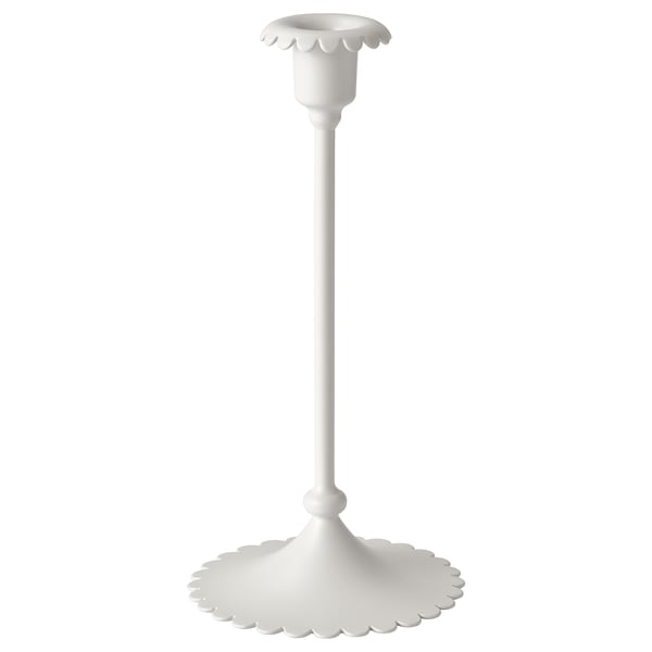 SNÖSISKA Ljusstake, off-white, 25 cm