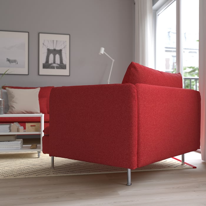 SÖDERHAMN fåtölj, Tonerud röd - IKEA