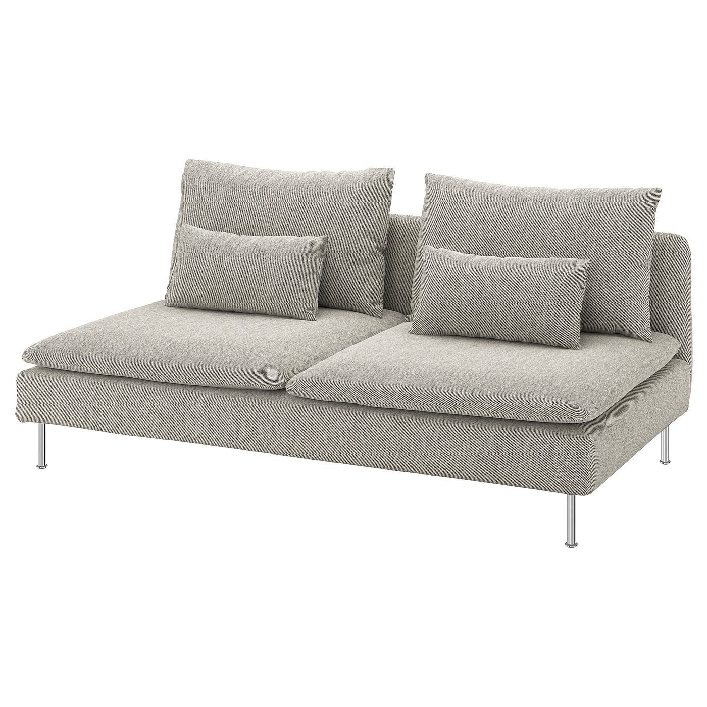 SÖDERHAMN Klädsel till 3-sitssektion - Viarp beige/brun