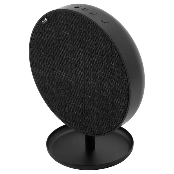 SOLSKYDD Bärbar Bluetooth-högtalare, svart, 19 cm