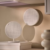 SOLSKYDD Bärbar Bluetooth-högtalare, vit, 19 cm