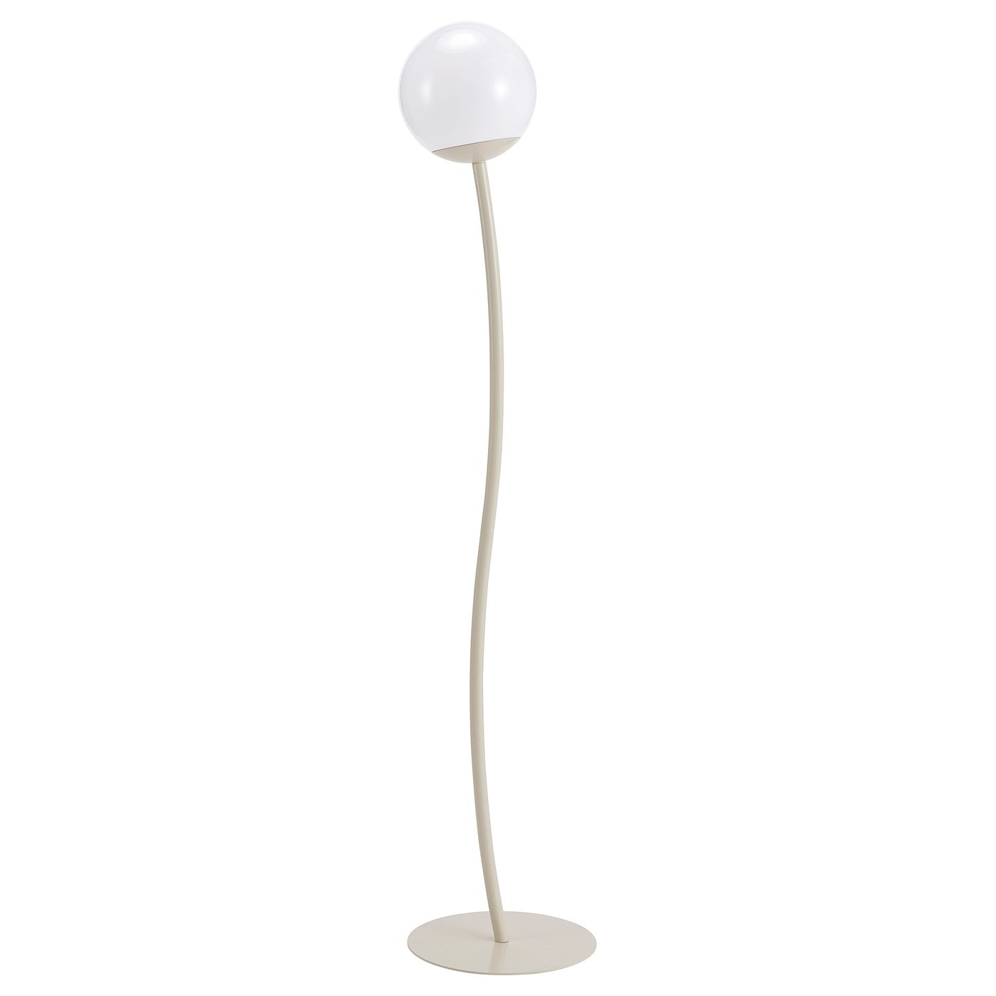 IKEA SOLVINDEN golvlampa, solcellsdriven/utomhus beige