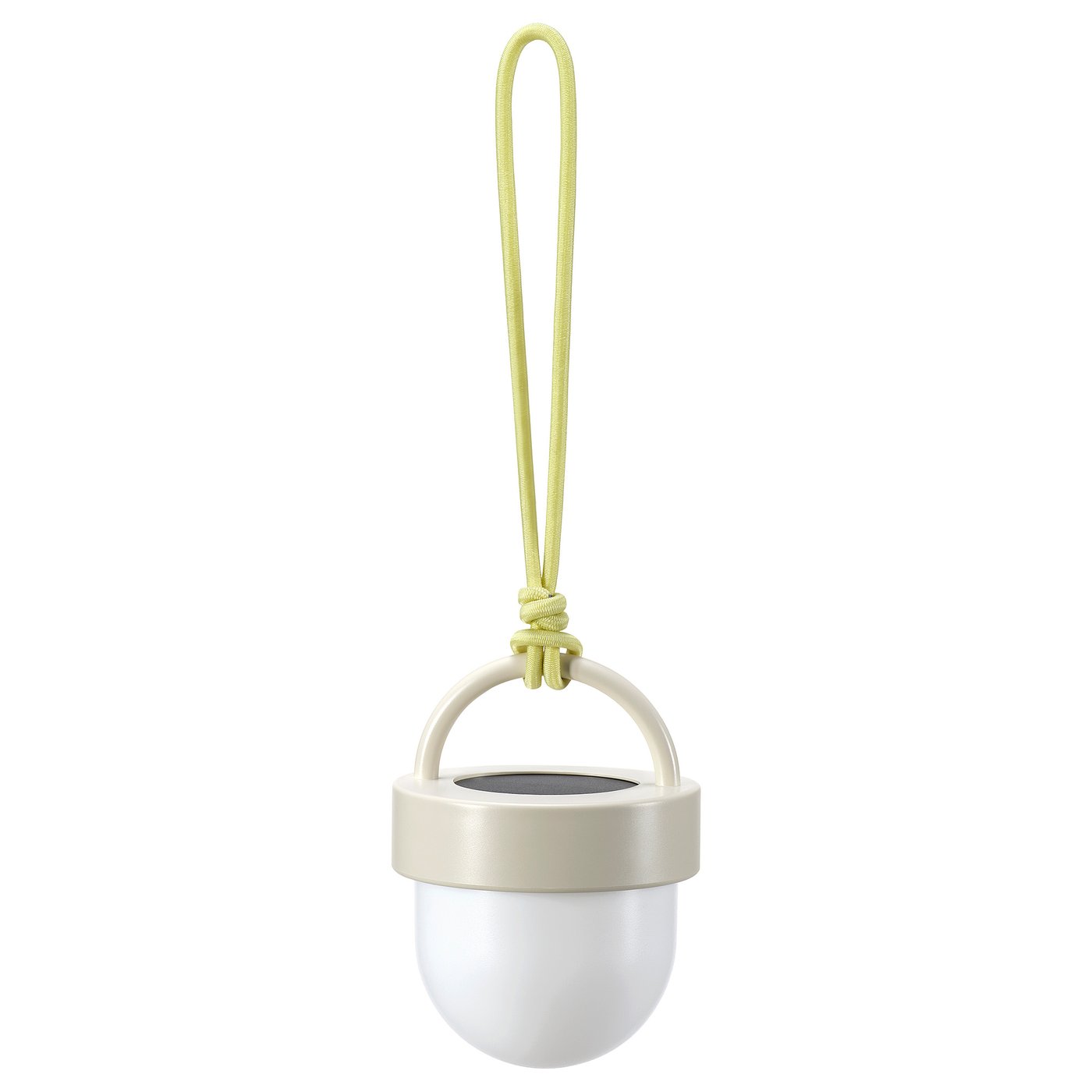 IKEA SOLVINDEN LED solcellsdriven taklampa, utomhus/beige, 10 cm