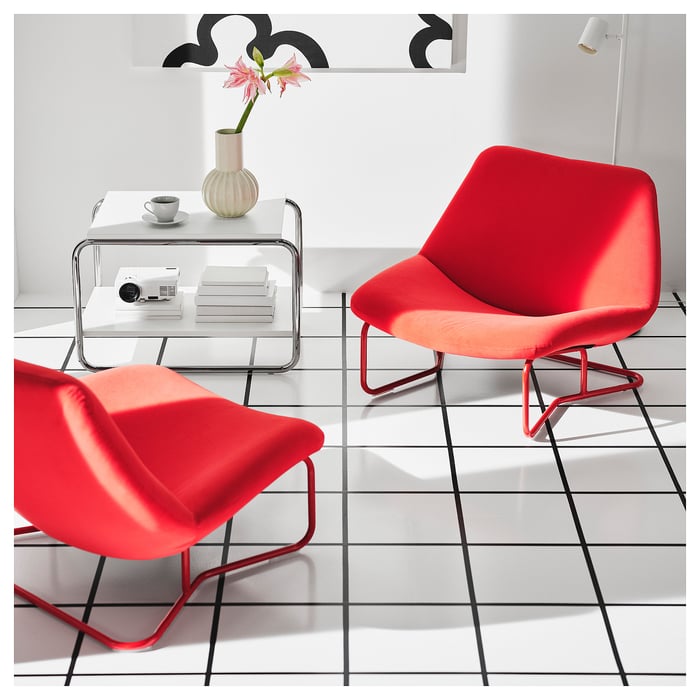 SOTENÄS fåtölj, Hakebo röd - IKEA