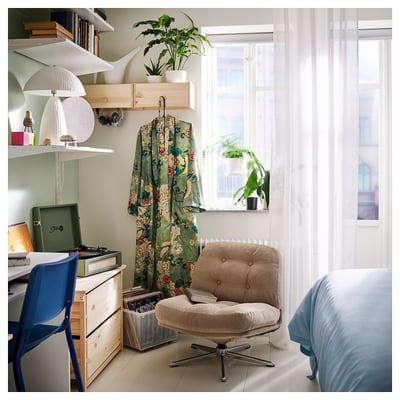 Vita STENFRÖ skira gardiner, mjuka, skira, med huvudband, miljövänlig polyester.